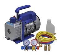 Kaloriko Pompe d Aspiration a Un etage et manometres a 4 Voies pour climatiseur clim Accessoire Tuyau Gaine Filtre Housse Support kit calfeutrage fenetre Evacuation