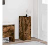 Kaloriko Porte Parapluie en chêne fumé, Range Seau bac Corbeille Support égouttoir Canne Rangement Eau Pluie pour entrée, Couloir, Maison, Bureau intérieur, Design Moderne, Meuble Compact Gain Place