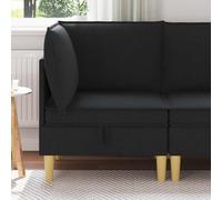 Kaloriko Pouf de Rangement en Tissu avec Coffre, canapé Convertible et Banquette modulable, Design scandinave Moderne pour Salon séjour Chambre Bureau, canapé lit futon avec Espace Rangement intégré