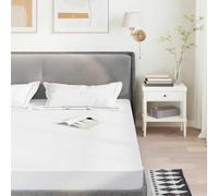 Kaloriko Protège Matelas alese Housse surmatelas Drap de Protection Blanc 140x190 cm, Respirant, Silencieux, Jupe élastique, Lavable, Anti acariens pour Chambre Adulte Enfant bébé