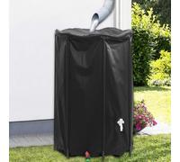 Kaloriko Réservoir d'eau Pliable 1000 L PVC Noir avec Robinet, Couvercle en Maille, tuyaux d'arrosage, pour arrosage Irrigation Jardin Potager Serre Balcon, Stockage Pluie