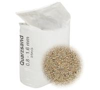 Kaloriko Sable filtrant 25 kg 0,8 à 1,6 mm en Quartz pour Filtre Cartouche Pompe épurateur système purificateur Nettoyage Entretien Rechange Remplacement Eau Propre Clair Piscine Spa Jacuzzi