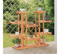 Kaloriko Support à Fleurs en Bois Massif de Sapin 110 x 25 x 110,5 cm, tuteur Treillis Grille Arceau pour Plante Fleur Tomate Rosier Lierre Balcon intérieur extérieur Rangement décoratif