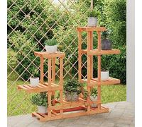 Kaloriko Support à Fleurs en Bois Massif de Sapin 95 x 25 x 96 cm, tuteur pour Plante, Treillis décoratif, Arceau de Rangement, Grille Stable pour Balcon, terrasse, Salon, intérieur et extérieur