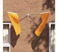Kaloriko Support de Drapeau argenté en Acier 11,5 x 7,5 x 0,2 cm, Fixation Murale pour hampe, Manche, drisse, Attache, Jardin extérieur, Montage intérieur et extérieur résistant aux intempéries