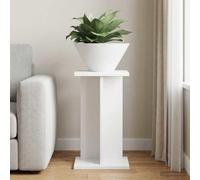 Kaloriko Support de Plante Blanc en Bois d’ingénierie 25 x 25,5 x 40,5 cm, Support tuteur Treillis Arceau Grille pour intérieur, Plante Fleur, Balcon, terrasse
