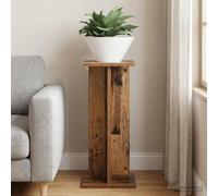 Kaloriko Support de Plante Bois Ancien 25 x 25,5 x 60,5 cm, Support tuteur pour Plante et Fleur, Treillis Style Moderne, Arceau intérieur en Bois d ingénierie, pour Pot, Lierre et Monstera