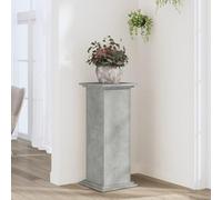 Kaloriko Support pour Plantes Gris béton 33 x 33 x 80 cm Bois d ingénierie, tuteur pour Plante, Treillis, Arceau, Grille, intérieur, 60 kg, décor Moderne