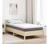 Kaloriko Surmatelas Blanc 120 x 200 cm en Tissu Jacquard, Mousse a memoire et Mousse Polyurethane, Couvre Matelas Matelasse pour literie, Confort et Maintien pour lit Interieur
