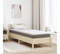 Kaloriko Surmatelas Blanc 70 x 200 cm en Tissu tricoté, Mousse de Latex 3,5 cm, Respirant et Doux, protège Le lit, Confort intérieur, literie pour Chambre Moderne