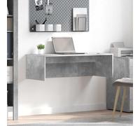 Kaloriko Table murale en béton gris - 100 x 45 x 30 cm - Montage mural - Peu encombrant - Pour maison, bureau, lieu de travail, ordinateur portable, PC, secrétaire