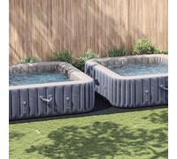 Kaloriko Tapis de Piscine Noir en Tissu Non tissé 820 x 420 x 0,1 cm, bâche Couverture Tapis Sol Protection Filet hivernage été Solaire Thermique chauffante Bulle pour Piscine Spa Jacuzzi extérieur