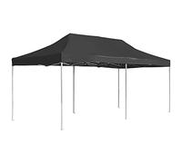 Kaloriko Tente de réception Pliable Aluminium 6 x 3 m Anthracite, auvent abri tonnelle chapiteau, Toile Oxford PVC 310 g m2, Structure Robuste pour Jardin terrasse Patio Ombre Pluie UV