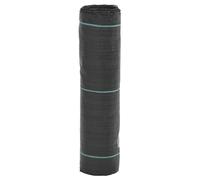 Kaloriko Toile anti-mauvaises herbes - Noir - 0,5 x 200 m - Toison de jardin - Avec protection des racines et drainage - Pour parterre surélevée, pelouse, terrasse, gravier, plante, jardin, humidité