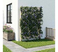 Kaloriko Trellis avec Pique Blanc en PP 99 x 6 x 165 cm, Cache Poubelle Jardin Exterieur, abri conteneur avec Protection UV, Montage Facile sans Outils, Balcon terrasse Patio