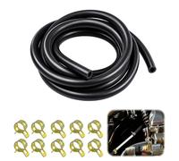 KALUROIL Tuyau de Carburant Ø5 mm 2 m avec 10 Colliers de Serrage, Durite Essence 3/16" pour Petit Moteur, Tondeuse, Générateur, Karting, ATV, Motoculteur, Résistant Huile et Éthanol