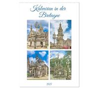 Kalvarien in der Bretagne (Wandkalender 2027 DIN A2 hoch), CALVENDO Monatskalender: Kalvarien, eine christliche Kunst der Bauern und Handwerker in der alten Bretagne.