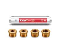 KalyxX IPSKXRBG11234 IPS Red Line Adoucisseur d'eau alternative - Kit de raccordement 1", 3/4" et 1/2" - Jusqu'à 76 % de dépôts de calcaire en moins - Sans sel - Fabriqué en UE