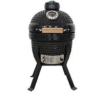 KAMADO BONO Barbecue en céramique pour barbecue de 33 cm - Mini barbecue Kamado - Barbecue à charbon - Barbecue à œufs, barbecue Kamado - Four portable et fumoir avec support