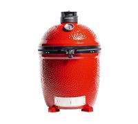Kamado Joe® Classic Joe™ III Barbecue à charbon autonome de 45,7 cm en rouge, pince de barbecue et outil pour cendres