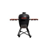 Kamado Le Gaulois - Barbecue Céramique Mixte Gaz et Charbon - Cuisson Polyvalente Extérieure