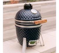 Kamado Little Kokko 13" - Nouvelle édition Compact et facilement déplaçable (31 x 45cm) Inclus : trepied en inox très stable et design Diamètre de la grille : 26 cm Bleu marine