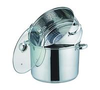 Couscoussier - KAMBERG - 10 Litres - Acier Inoxydable - Compatible Tous Feux - 3 en 1