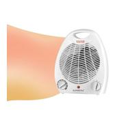 Kamberg - Radiateur Soufflant Salle de Bain - Chauffage d'appoint soufflant - Faible consommation - Silencieux - 2 000 W - Blanc