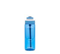 Kambukka Lagoon 750ml Gourde avec Paille - Étanche, Résistante aux Taches et Odeurs, Compatible Lave-vaisselle, Antichoc et Durable - Bleu Frais