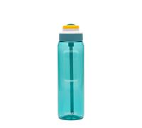 Kambukka Lagoon Bouteille d'eau avec paille 1000ml Vert | Couvercle étanche 3 en 1, technologie Snapclean, repères d'hydratation, poignée ergonomique
