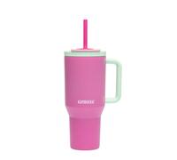 Gourde Isotherme Avec Paille Rio Bubblegum Mint - 95 Cl - Kambukka