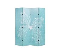 vidaXL Kamerscherm inklapbaar vlinder 160x170 cm blauw245886 Bleu G