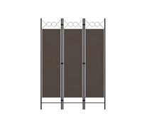Kamerscherm met 3 panelen 120x180 cm antraciet320701