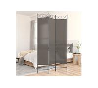 vidaXL Kamerscherm met 3 panelen 120x200 cm stof antracietkleurig350148 G