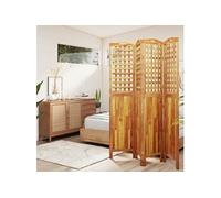vidaXL Cloison de séparation 318549 - 4 panneaux 162x2x180 cm Bois d'acacia