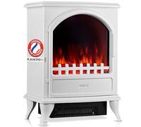 KAMINIO Cheminée électrique Leni - Poêle électrique avec Chauffage, Effet de Flamme 3D (Blanc)