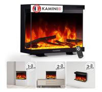 KAMINIO® Lea Pro 30 Cheminée électrique chauffante à Effet Flamme