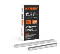 KAMISIN 7106 22GA Agrafes 9X6mm 10000 pces galvanisées pour meubles&tissus | Série 71, calibre 22, 9mm couronne, 6mm jambe, galvanisées anti-corrosion, résistantes, durables, pour tapissier & armoires