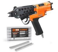 KAMSIN K-SC760 Pistolet à air comprimé pour anneaux de porc avec 1000 agrafes pour anneaux de porc, diamètre de serrage de 3,0 mm