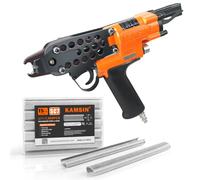 KAMSIN K-SC7C Pistolet à air comprimé pour anneaux de porc avec 1000 agrafes pour anneaux de porc, diamètre de serrage de 4,8 à 7 mm