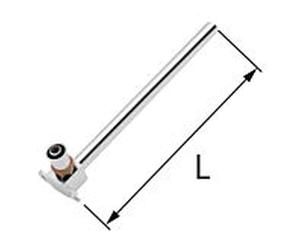 KAN-therm KAN-press 6in1 angle 1009071006 16, 300 mm, pour raccordement radiateur, avec manchon de serrage