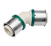 KAN-therm KAN-press angle 6 en 1 1009068041 63 mm, 45 °, PPSU, avec manchon de presse