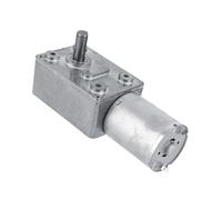 KANASI Moteur à engrenages, moteur de réduction de couple élevé 12 V CC, vitesses sélectionnables 62 tr/min 5-62 tr/min, pour treuil d'ouvre-fenêtre et élévateur de porte (6 tours/minute)