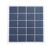 KANASI Panneau solaire 4w, chargeur polycristallin 5V Type-C pour lampes de jardin et équipement de caméras de sécurité