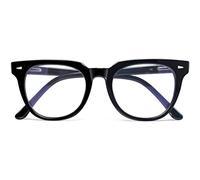 KANASTAL Lunettes Anti Lumière Bleue Femme et Homme Noir Brillant