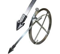 Kanduo Câble en acier for le curage et le débouchage des égouts, à utiliser dans les puisards et les systèmes de drainage souterrains(W 4cm/1.6'',L 25 m/82 ft)