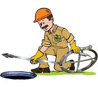 Kanduo Déboucheur de canalisation extérieur, facile à utiliser, bande d'acier for débloquer les regards d'égouts(3 cm/1.2 in,L 25 m/82 ft)
