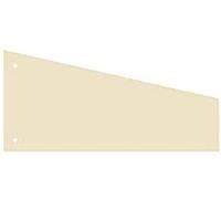 Kangaro Bandes de séparation, papier, beige, 235 x 105 Trapez