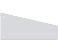 Kangaro Bandes intercalaires, papier, gris, 235 x 105 Trapez