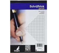 Kangaro Bloc notes A5 quadrillé 5 mm 60 g 100 feuilles